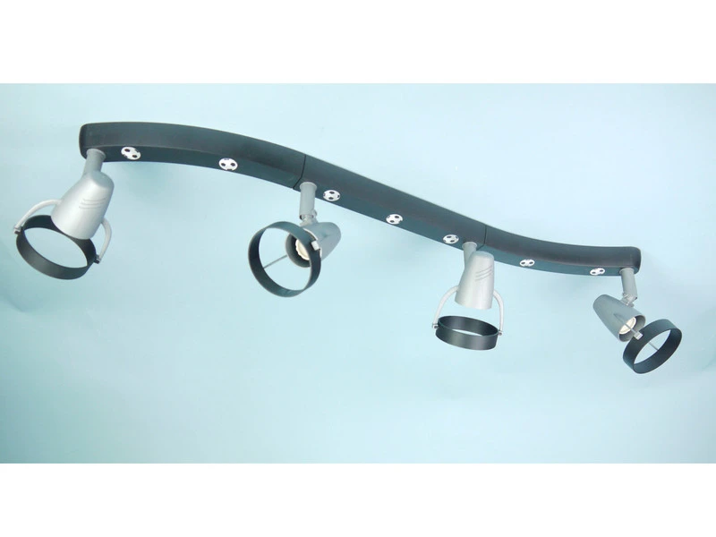 Niermann Strahlerleiste 4flammig Spots Schwenkbar, Deckenstrahler FUSSBALL 2 Niermann Strahlerleiste 4flammig Spots Schwenkbar, Deckenstrahler FUSSBALL – Bild 2