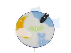 Niermann Süße Wandleuchte (Ø 25cm) Mit Bruchsicherem Schirm, FLEDERMAUS