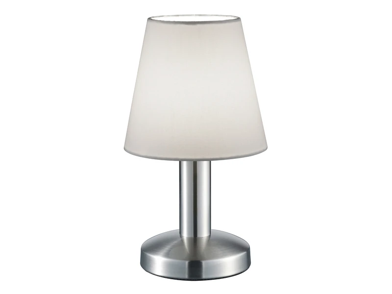 Trio Leuchten Tischlampe MATS II Stoff Lampenschirm Weiß Mit Touchfunktion EIN/AUS 24 Cm 2 Trio Leuchten Tischlampe MATS II Stoff Lampenschirm Weiß Mit Touchfunktion EIN/AUS 24 Cm – Bild 2