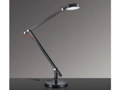 Trio Leuchten Tischleuchte AMSTERDAM Schwarz, Beweglich Mit Schalter