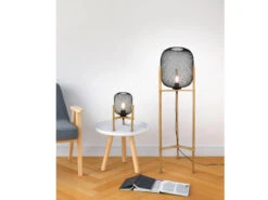 Reality Leuchten Tischleuchte CALIMERO Metall Gitterlampe Schwarz, Höhe 37cm Ø22cm -Globo Store tischleuchte calimero metall gitterlampe schwarz h 7