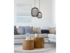 Reality Leuchten Tischleuchte CALIMERO Metall Gitterlampe Schwarz, Höhe 37cm Ø22cm -Globo Store tischleuchte calimero metall gitterlampe schwarz h 8