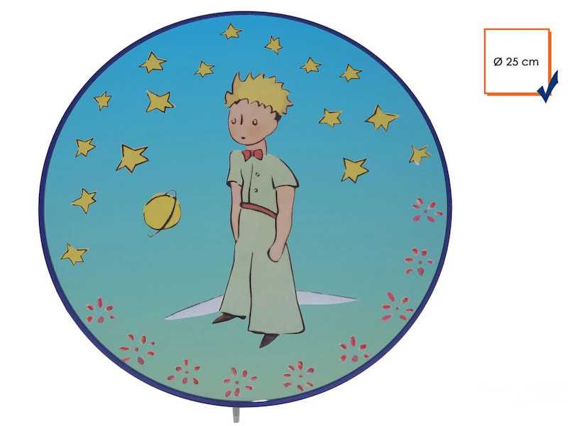 Niermann Top Aktuelle Wandlampe (Ø 25cm) Bringt Den Kleinen Prinzen Ins Kinderzimmer 2 Niermann Top Aktuelle Wandlampe (Ø 25cm) Bringt Den Kleinen Prinzen Ins Kinderzimmer – Bild 2