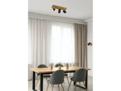 Trio Leuchten Wand- & Deckenstrahler MARLEY Schwarz Mit Holz 1-flammig Spot Schwenkbar 11 Trio Leuchten Wand- & Deckenstrahler MARLEY Schwarz Mit Holz 1-flammig Spot Schwenkbar -Globo Store wand deckenstrahler marley schwarz mit holz 1 flam 4