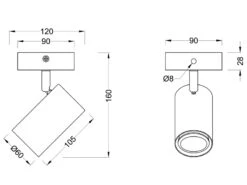 Trio Leuchten Wand- & Deckenstrahler MARLEY Silber Mit Holz 1-flammig Spot Schwenkbar 12 Trio Leuchten Wand- & Deckenstrahler MARLEY Silber Mit Holz 1-flammig Spot Schwenkbar -Globo Store wand deckenstrahler marley silber mit holz 1 flamm 5