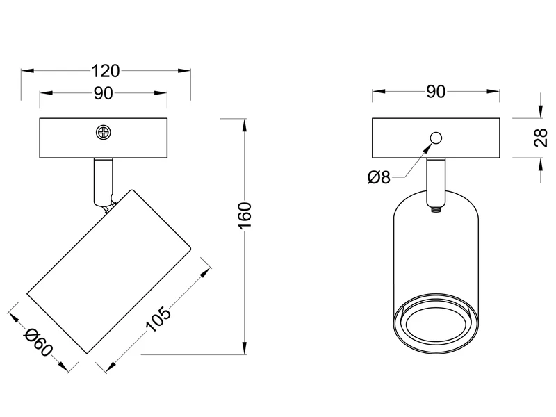 Trio Leuchten Wand- & Deckenstrahler MARLEY Silber Mit Holz 1-flammig Spot Schwenkbar 6 Trio Leuchten Wand- & Deckenstrahler MARLEY Silber Mit Holz 1-flammig Spot Schwenkbar – Bild 6
