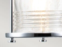 KICHLER Wandleuchte ASHLAND BAY In Chrom Für Badezimmer & Wohnraum, Breite 86cm -Globo Store wandleuchte ashland bay in chrom fuer badezimmer w 6