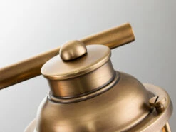 KICHLER Wandleuchte ASHLAND BAY In Messing Für Badezimmer & Wohnraum, Breite 61cm -Globo Store wandleuchte ashland bay in messing fuer badezimmer 5