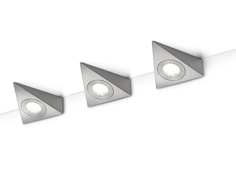 Trio Leuchten Wandleuchte ECCO Serie 2733 Inkl. 3×SMD 3W LED 200lm 3000K Nickel Matt 273370307 1 Trio Leuchten Wandleuchte ECCO Serie 2733 Inkl. 3×SMD 3W LED 200lm 3000K Nickel Matt 273370307