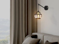 Globo Wandleuchte LOIS Mit Glaskristallen Metall Schwarz Gold, Höhe 25cm 19 Globo Wandleuchte LOIS Mit Glaskristallen Metall Schwarz Gold, Höhe 25cm -Globo Store wandleuchte lois mit glaskristallen metall schwarz 7