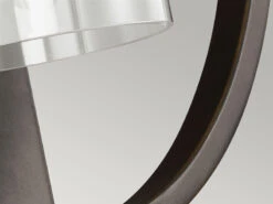 FEISS Wandleuchte MARLENA Aus Massivem Stahl In Bronze Mit Glas, Höhe 45,7cm -Globo Store wandleuchte marlena aus massivem stahl in bronze m 8