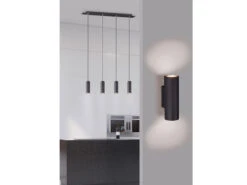 Trio Leuchten Wandleuchte MARLEY Up And Down Höhe 18 Cm Metall Schwarz 10 Trio Leuchten Wandleuchte MARLEY Up And Down Höhe 18 Cm Metall Schwarz -Globo Store wandleuchte marley up and down hoehe 18 cm metall 1 3