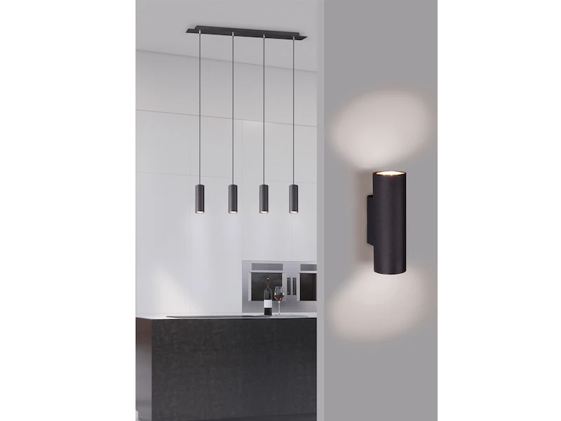 Trio Leuchten Wandleuchte MARLEY Up And Down Höhe 18 Cm Metall Schwarz 4 Trio Leuchten Wandleuchte MARLEY Up And Down Höhe 18 Cm Metall Schwarz – Bild 4