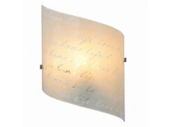 Trio Leuchten Wandleuchte SIGNA Mit Glasschirm & Signatur Dekor, Höhe 30cm 13 Trio Leuchten Wandleuchte SIGNA Mit Glasschirm & Signatur Dekor, Höhe 30cm -Globo Store wandleuchte signa mit glasschirm signatur dekor ho 4