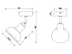 Trio Leuchten Wandstrahler DELHI Mit Holzelement & Metall Spot Schwenkbar, H:20,5 Cm 10 Trio Leuchten Wandstrahler DELHI Mit Holzelement & Metall Spot Schwenkbar, H:20,5 Cm -Globo Store wandstrahler delhi mit holzelement metall spot sch 4