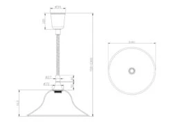 Trio Leuchten Zugpendelleuchte VIOLA Glas Weiß, Höhenverstellbar, Ø 39cm, Silber -Globo Store zugpendelleuchte viola glas weiss hoehenverstellba 7